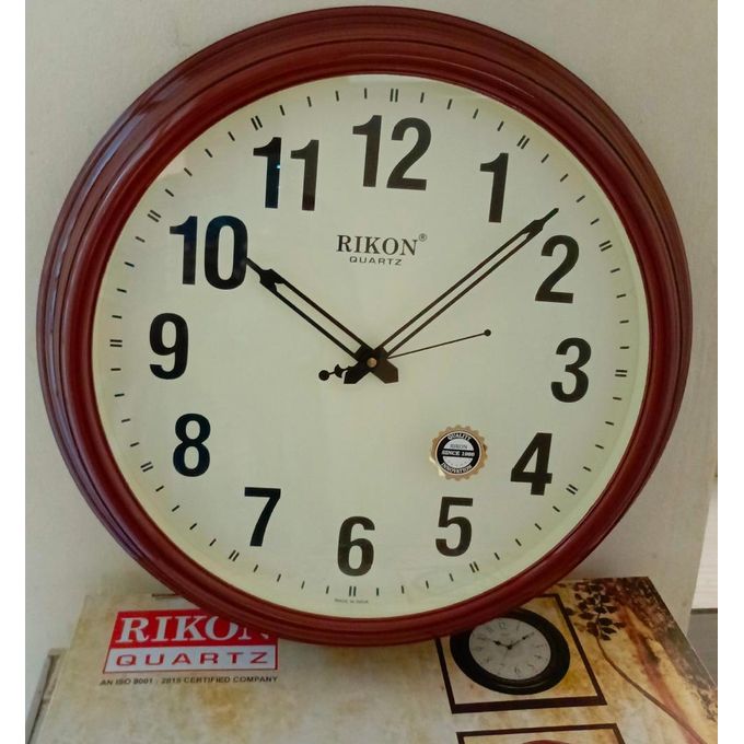 Rikon QUARTZ ELEGANT WALL CLOCK - 45CMS DIAMETRE - 1507