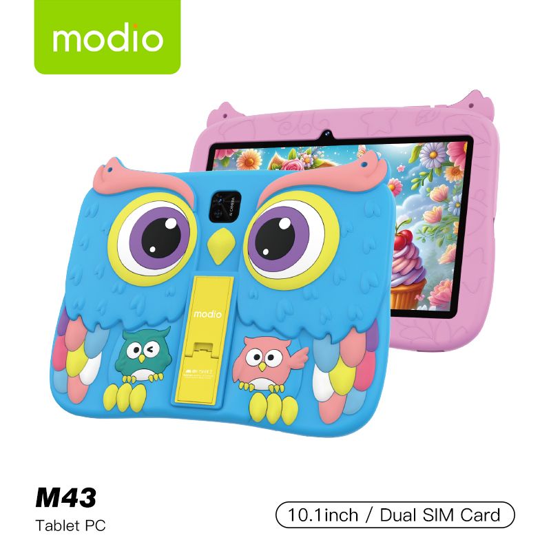 Modio M43 10 Inch Tablet 8GB RAM 512GB ROM 10000mAh Battery Android Tablet PC WiFi Dual SIM Kids & Learning Tablet – Fast Performance & Long Battery Life