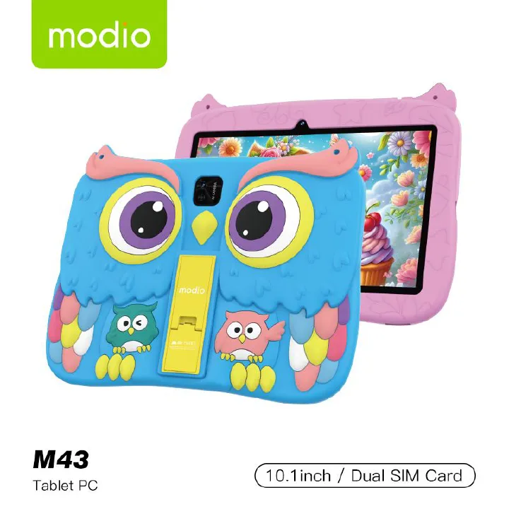 Modio M43 10 Inch Tablet 8GB RAM 512GB ROM 10000mAh Battery Android Tablet PC WiFi Dual SIM Kids & Learning Tablet – Fast Performance & Long Battery Life