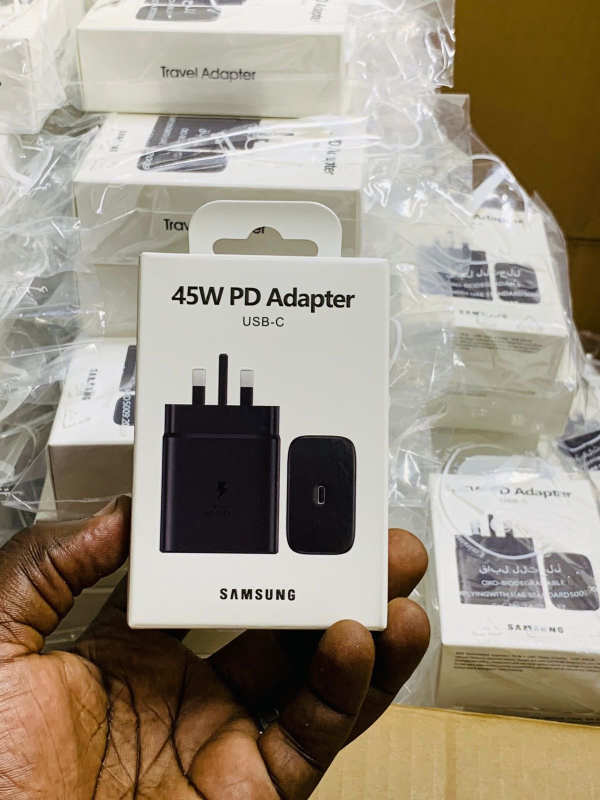 Original Samsung 45W Super Fast Charging 2.0 USB-C Power Adapter | Genuine 45W Type-C Wall Charger for Galaxy S24, S23, S22, S21 Ultra, Note 20 | Fast Charge Travel Adapter