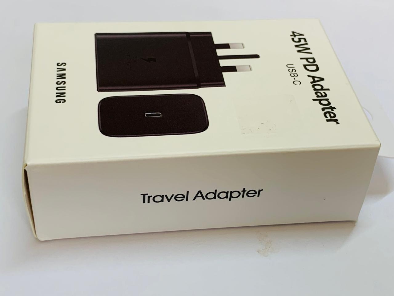 Original Samsung 45W Super Fast Charging 2.0 USB-C Power Adapter | Genuine 45W Type-C Wall Charger for Galaxy S24, S23, S22, S21 Ultra, Note 20 | Fast Charge Travel Adapter