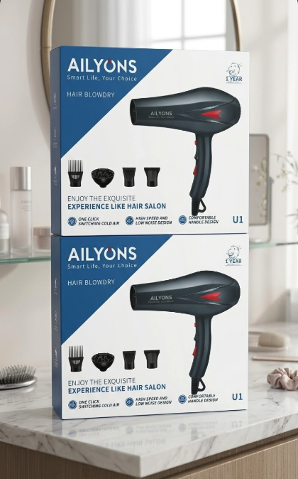 Ailyons Smart Life Hair Blowdryer Hair Blowdry (Model P2).Get salon-quality results right from the comfort of your home