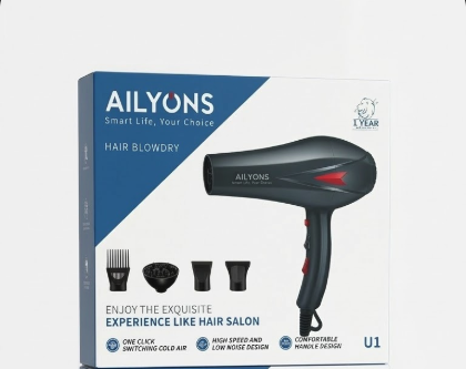 Ailyons Smart Life Hair Blowdryer Hair Blowdry (Model P2).Get salon-quality results right from the comfort of your home