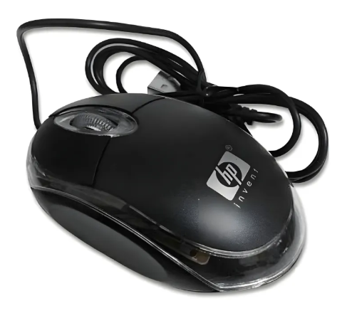 HP Wired USB Optical Mouse – High-Precision Tracking, Plug-and-Play Convenience, Perfect for Work, Study & Everyday Use