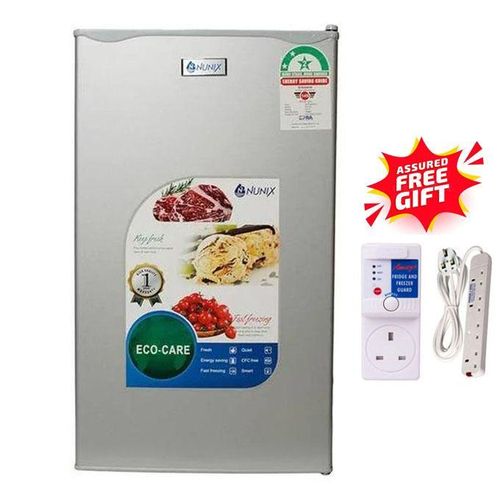 Nunix 92 Liters Single Door Fridge BC-92 – Energy Saving Refrigerator+FREE FRIDGE GUARD+EXTENSION