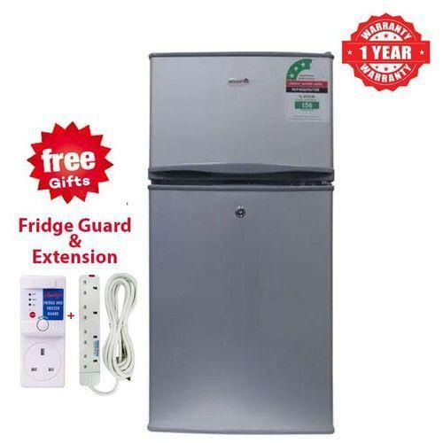 VOLSMART 108L Mini Refrigerator ,Double Door Fridge With Direct Cool, Freezer Zone, Energy Saving +Free Gifts