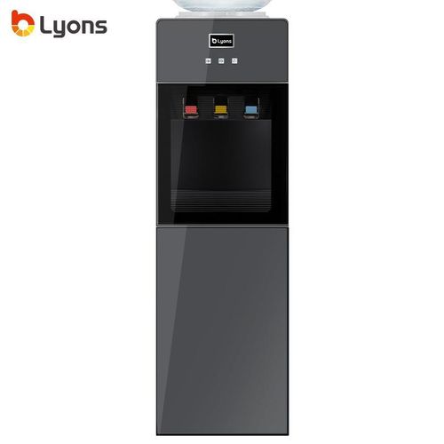 Lyons AFK-1199-2 Hot, Cold and Normal Water Dispenser With Storage Cabinet - Dark Grey (1YR WRTY)