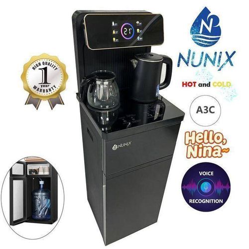 Nunix New model A3C hot and cold bottom load water dispenser with voice recognition