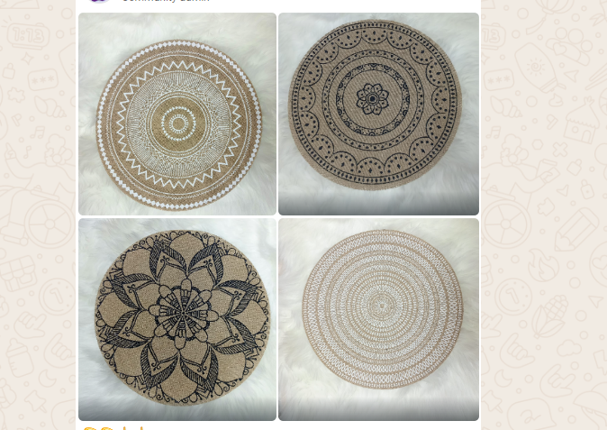 Wooven Table mats