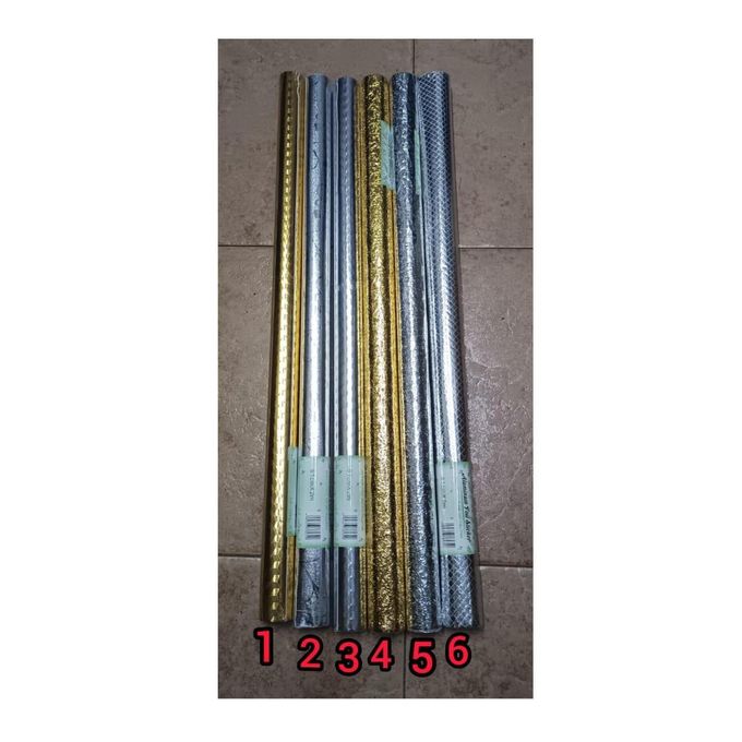 61cm x 2M Self-Adhesive Aluminium Foil Kitchen Sticker, Moisture-Proof and Oil-Proof Backsplash Wallpaper, Heat-Resistant DIY Wall Decal for Cabinets and Countertops