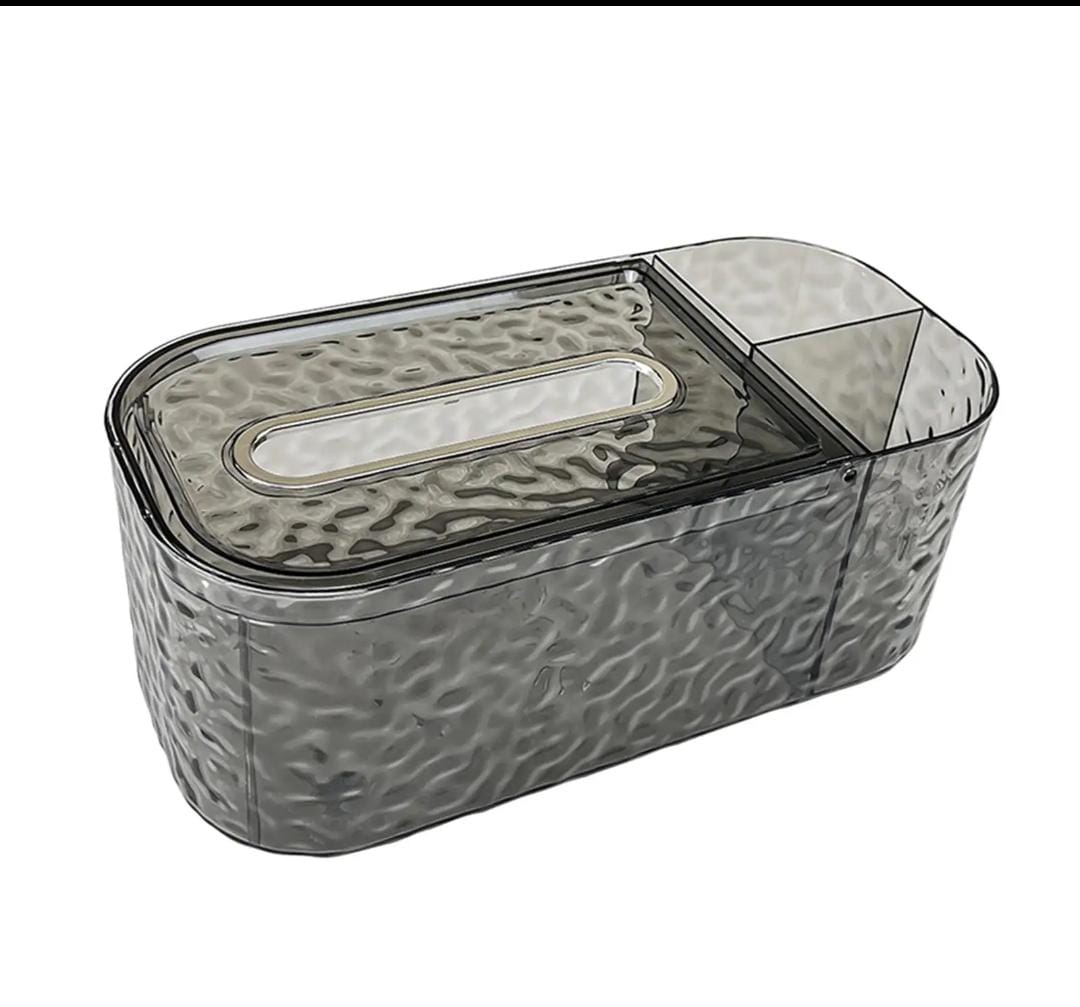 3 in 1 acrylic tissue/saviette holder