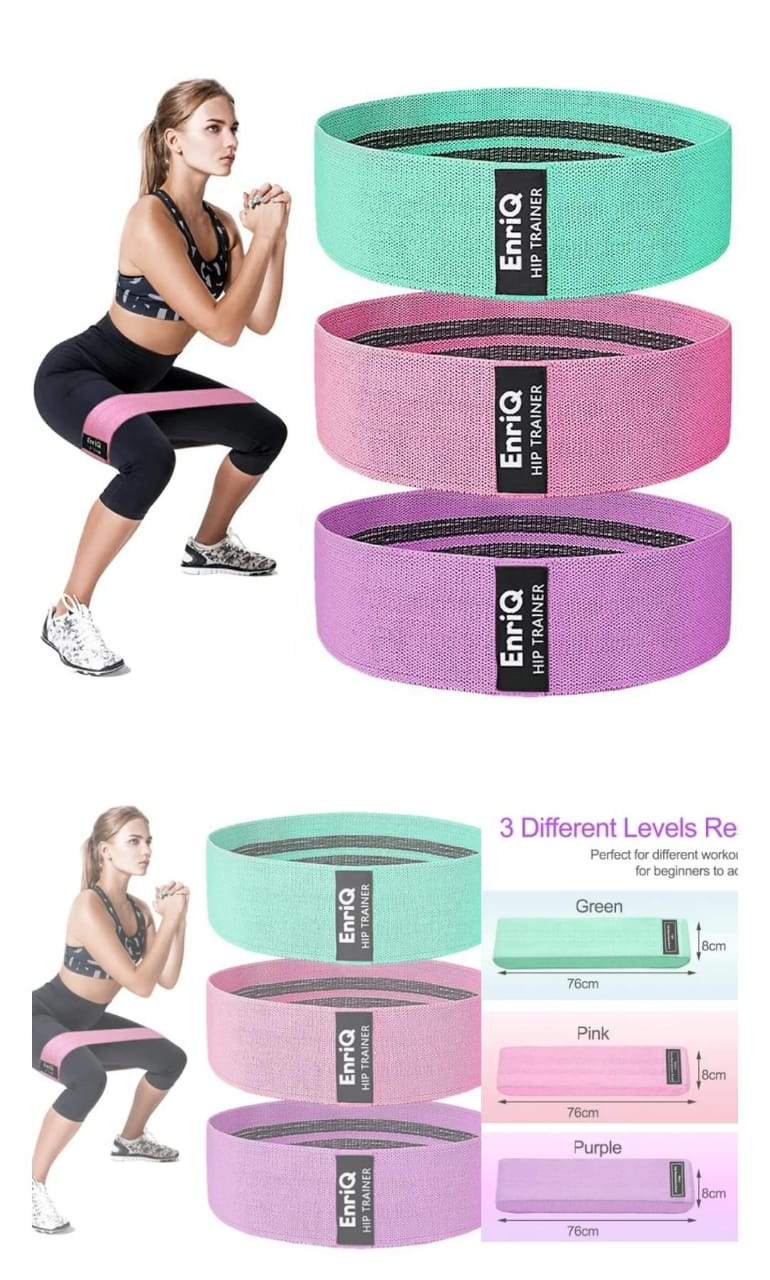 Yoga elastic training band Elastic squat resistance band Hip fitness tension band
