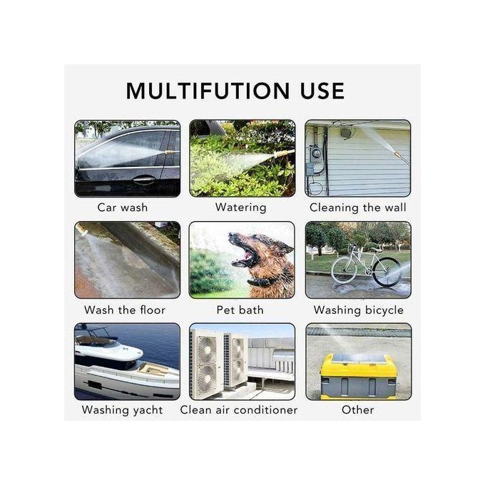 Wireless Car Wash, water  Spray Gun Machine With Portable Lithium Battery With 2 Batteries 96Vh Lithium-ion Batteries