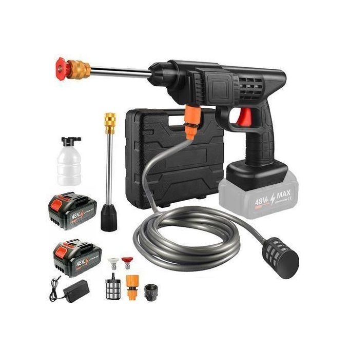 Wireless Car Wash, water  Spray Gun Machine With Portable Lithium Battery With 2 Batteries 96Vh Lithium-ion Batteries