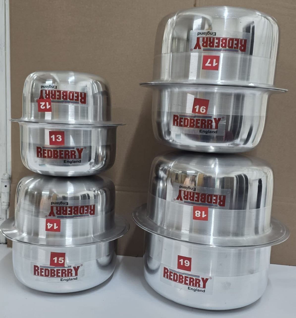 Kitchen Must-Have! Redberry Sufuria Set (8PCS) — Durable & Stylish Cookware