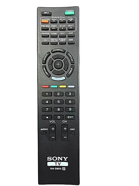 Sony Bravia TV Replacement Remote