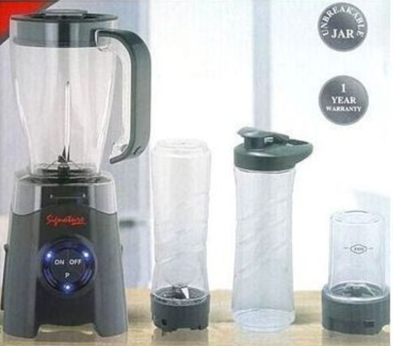 Signature 4 In 1 Blender With Grinder Can For Baby Supplements 1.25L