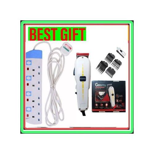 Geemy Shaving Machine / Shaving Machine-Kinyozi & Four Way Power Extension
Brand:Geemy|Similar products from Geemy