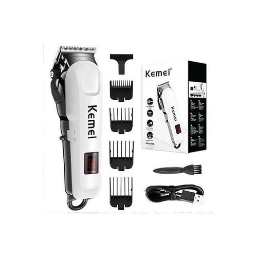Kemei Professional Hair Clipper – Cordless, Rechargeable & Precision Cutting