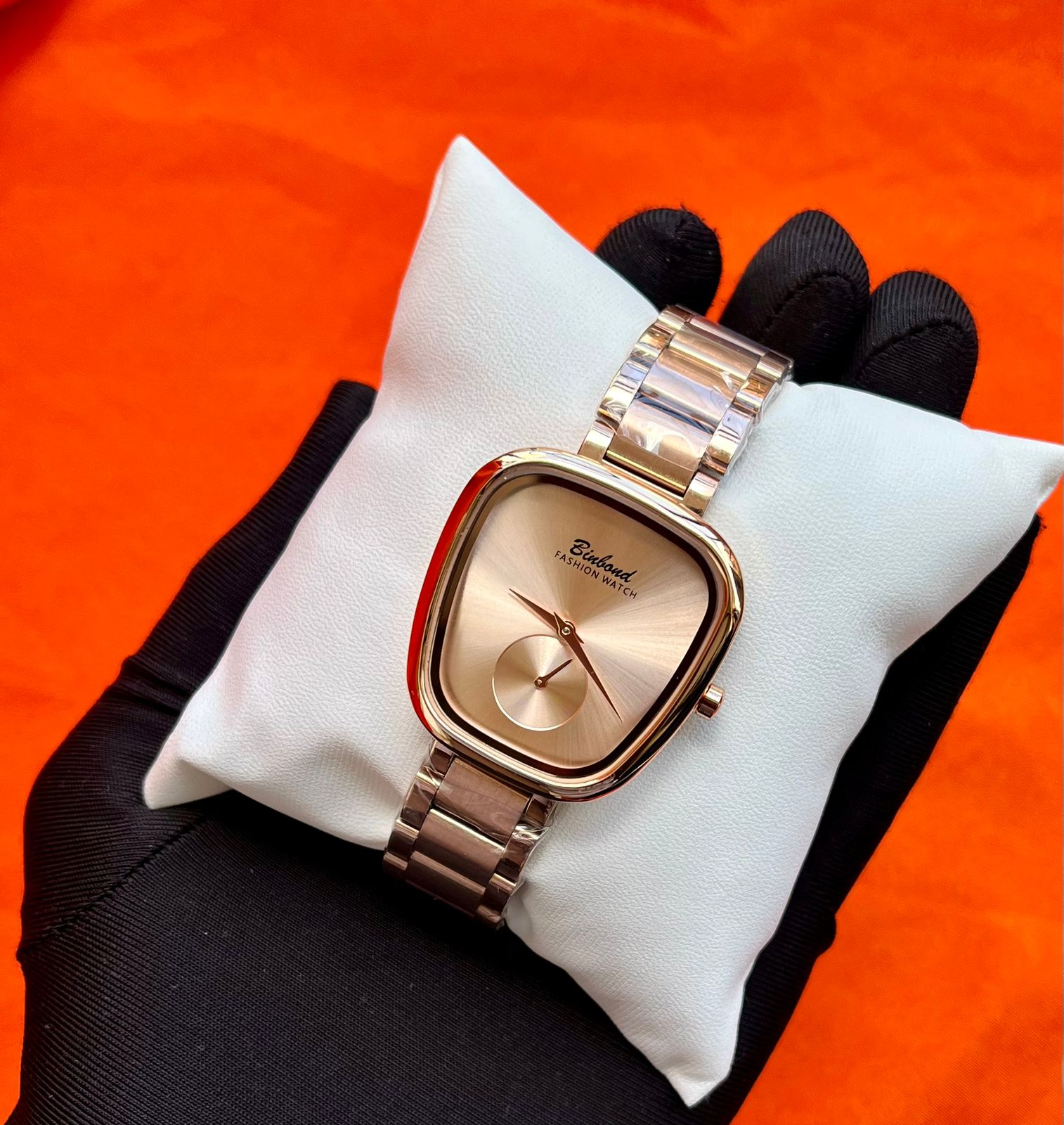 Binbond N520 Unisex Watch Stainless Steel Wristwatch, Water Resistant,Elegant Design with Branded Box.crafted with a premium stainless steel finish and a water-resistant design for everyday durability
