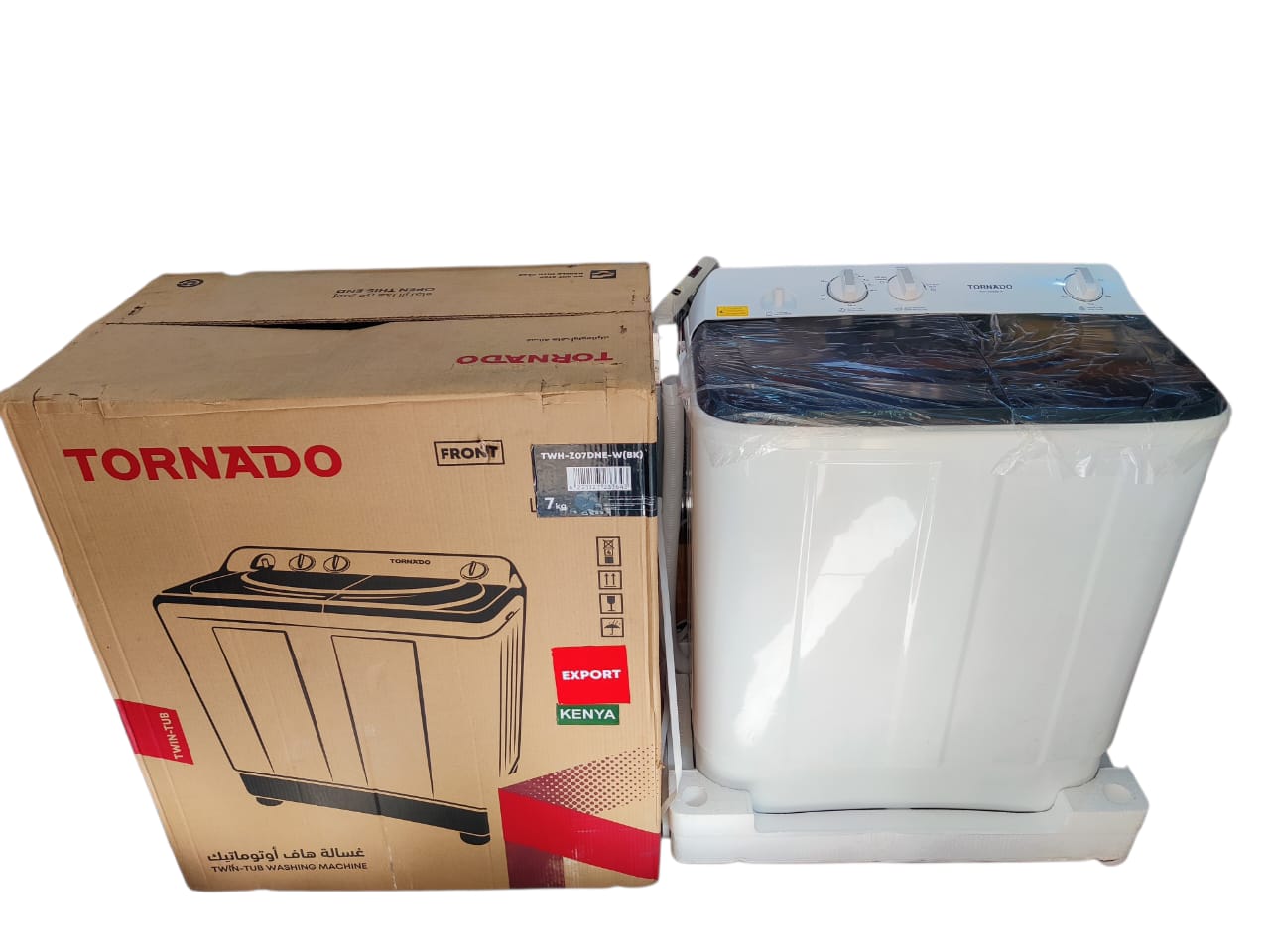 Tornado 7kg Strong High Quality Twins Tub Top Load Washing Machine