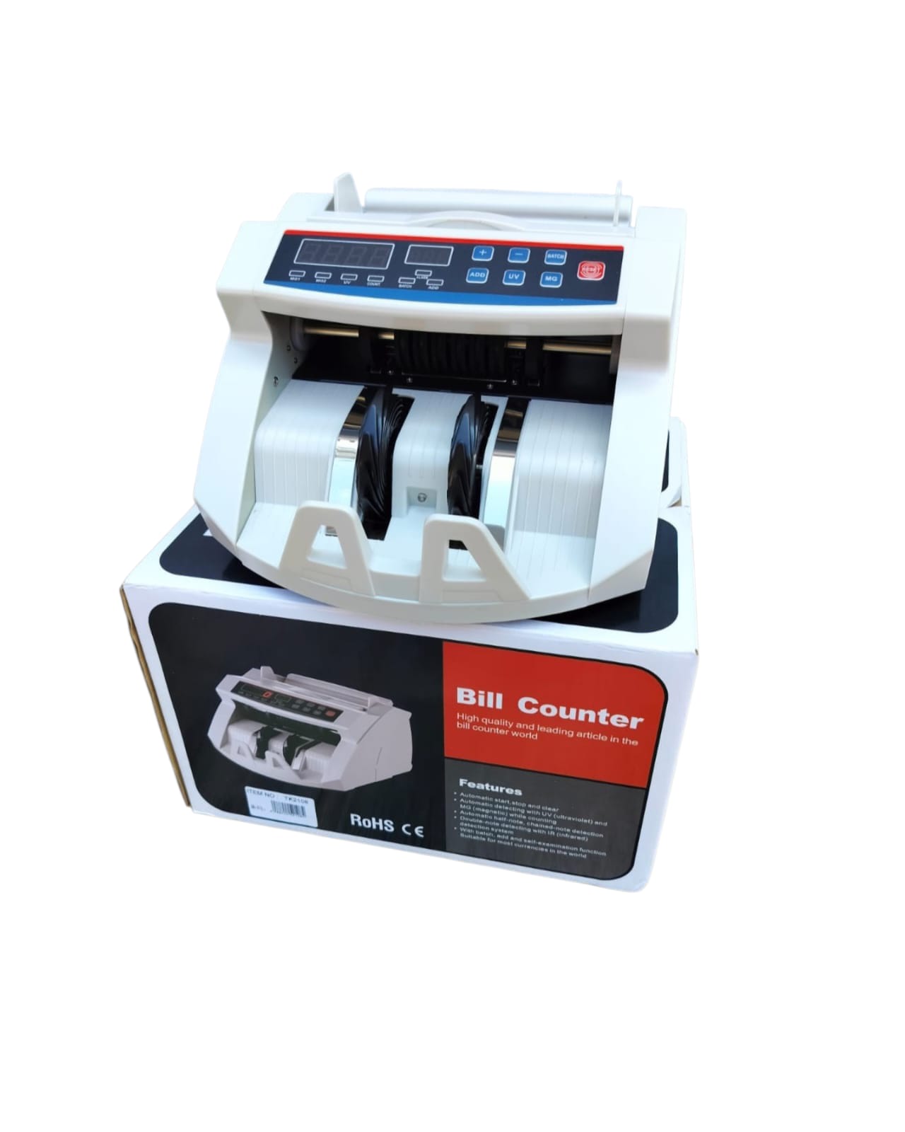Bank and Office LCD Display Money Counter Machine/ Fake Money Detector Machine/ Bill Counter and Fake Bill Detector Machine