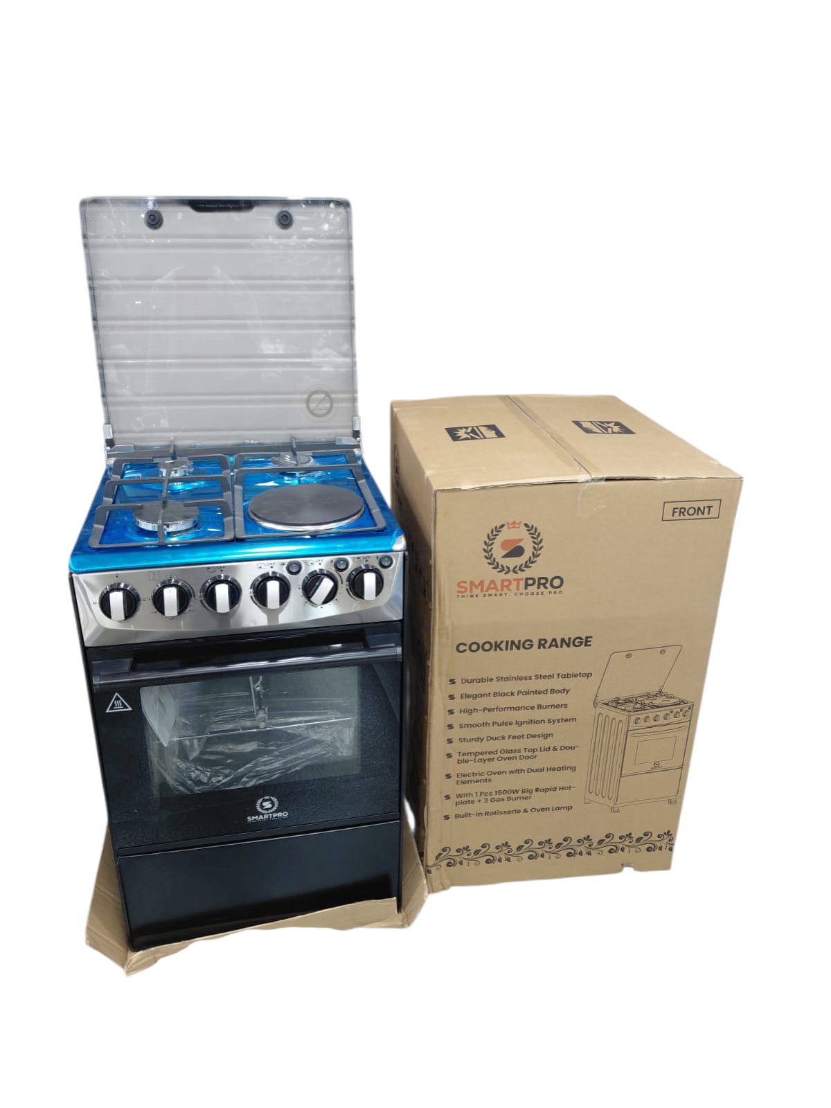 Smartpro 3G 1E  Standing Cooker with Electric Oven
