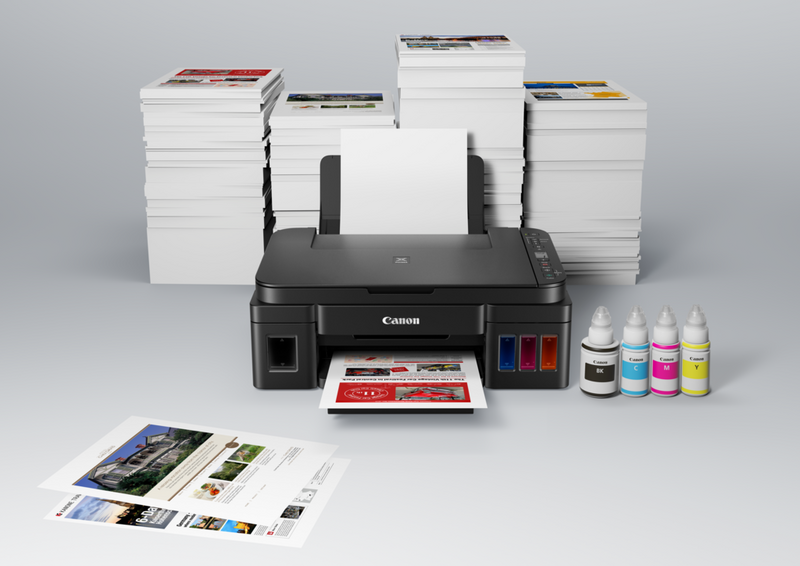 CANON PIXMA G3410-MEGATANK MFP Wireless Three-in-One (Print,Copy & Scan) Printer, BLACK