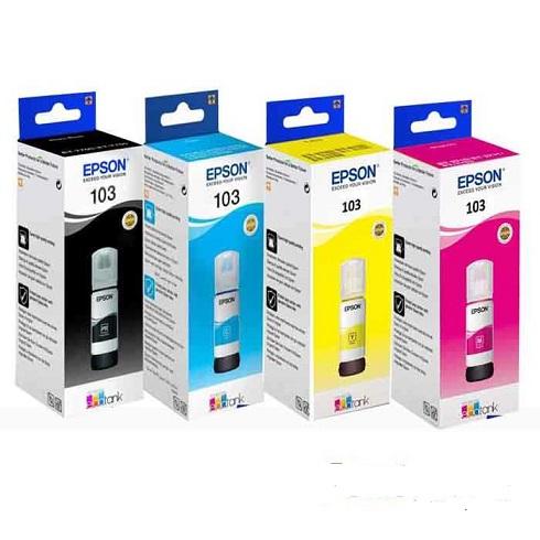 Epson 103 Original Ink Cartridges Black, Cyan, Magenta, Yellow Pack of 4