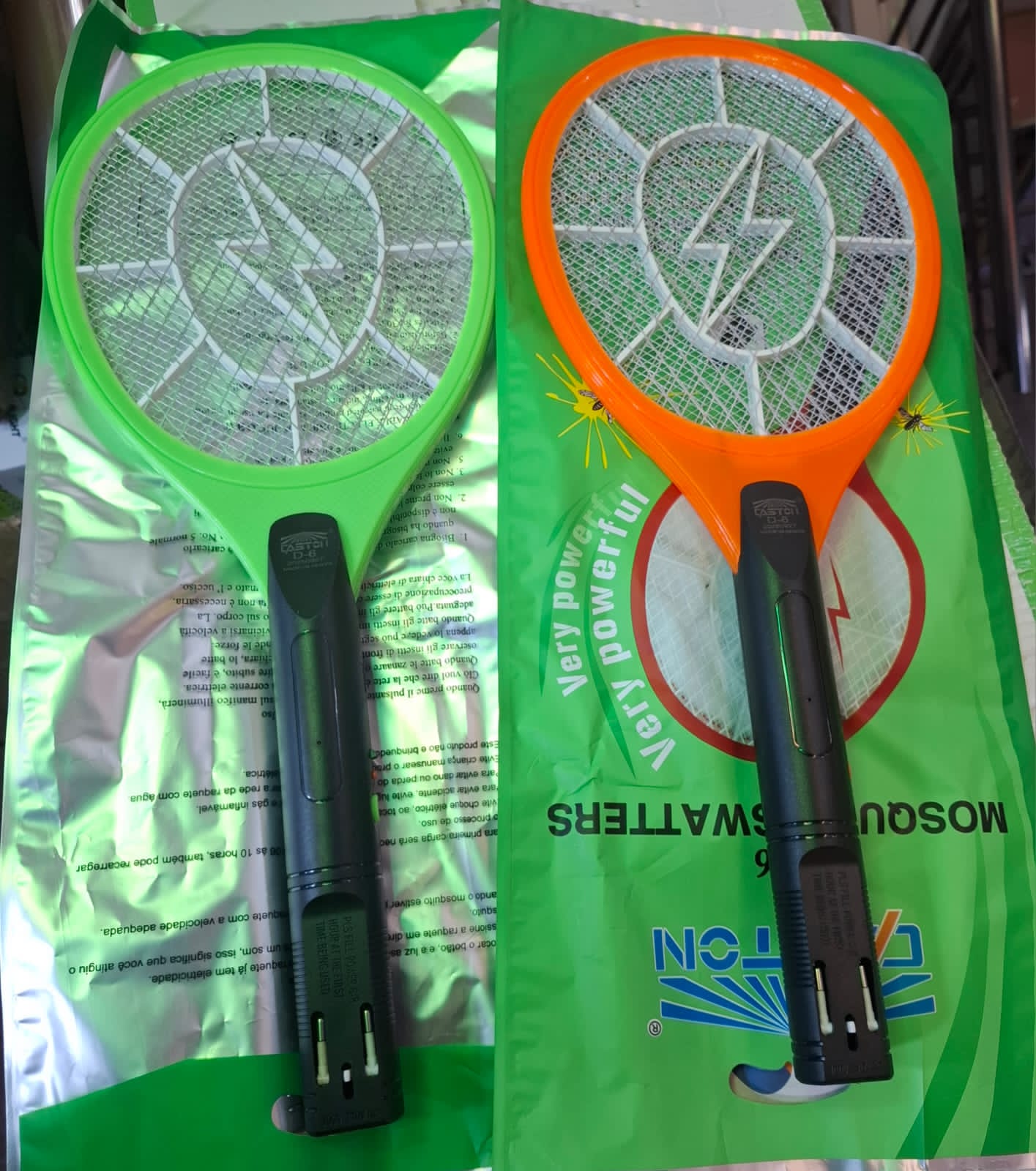 Mythco Electric Fly Swatter – Bug Zapper Mosquito Killer Racket, Battery Operated Insect Catcher for Indoor & Outdoor Pest Control
