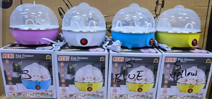 Single Layer Electric Egg Boiler With Automatic Off, 7 Egg Poacher For Steaming, Cooking, Boiling