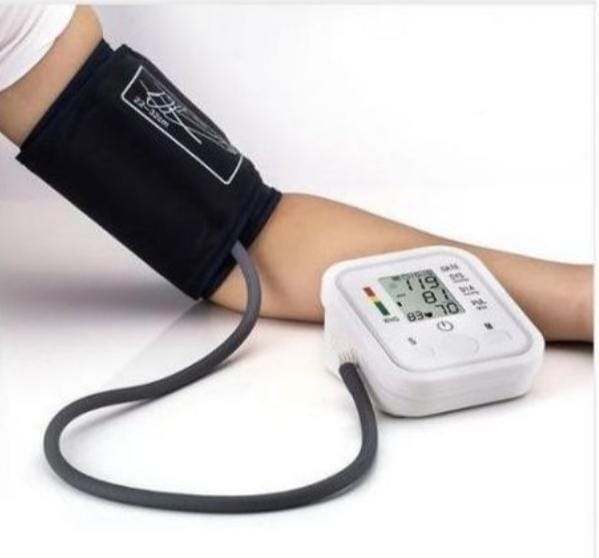Digital Arm/Wrist Blood Pressure Monitor with Voice – Automatic BP Measuring Machine