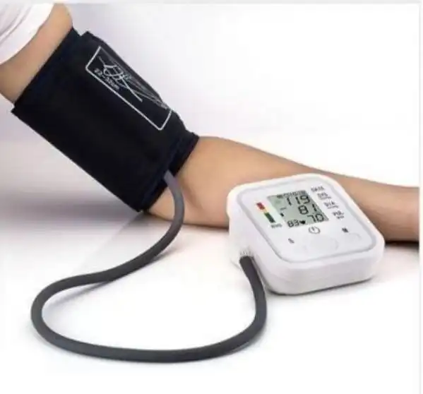 Digital Arm/Wrist Blood Pressure Monitor with Voice – Automatic BP Measuring Machine