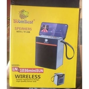 BoomBest Mini LN-1036BT Wireless Bluetooth Speaker ,Wireless Bluetooth Speaker – Powerful Super Bass, Portable Design, 20W Rich Sound, Long Battery Life