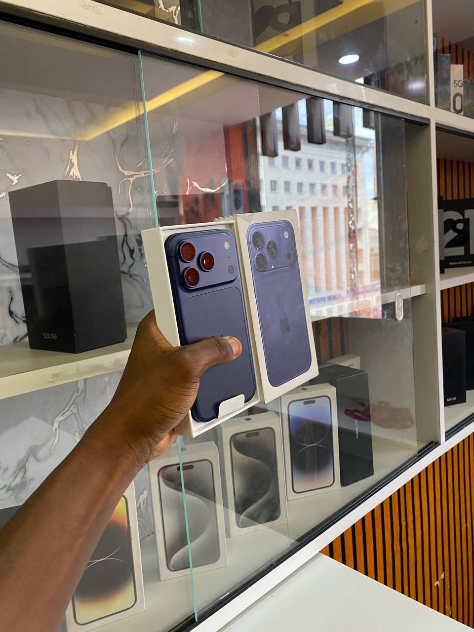 THE IPHONE 17 PRO FEATURES APPLE'S A19 PRO CHIP, A 6.3" DISPLAY, A REDESIGNED 48MP TRIPLE-LENS CAMERA WITH 8× OPTICAL ZOOM, AN 18MP FRONT CAMERA, UP TO 33 HOURS OF BATTERY LIFE.