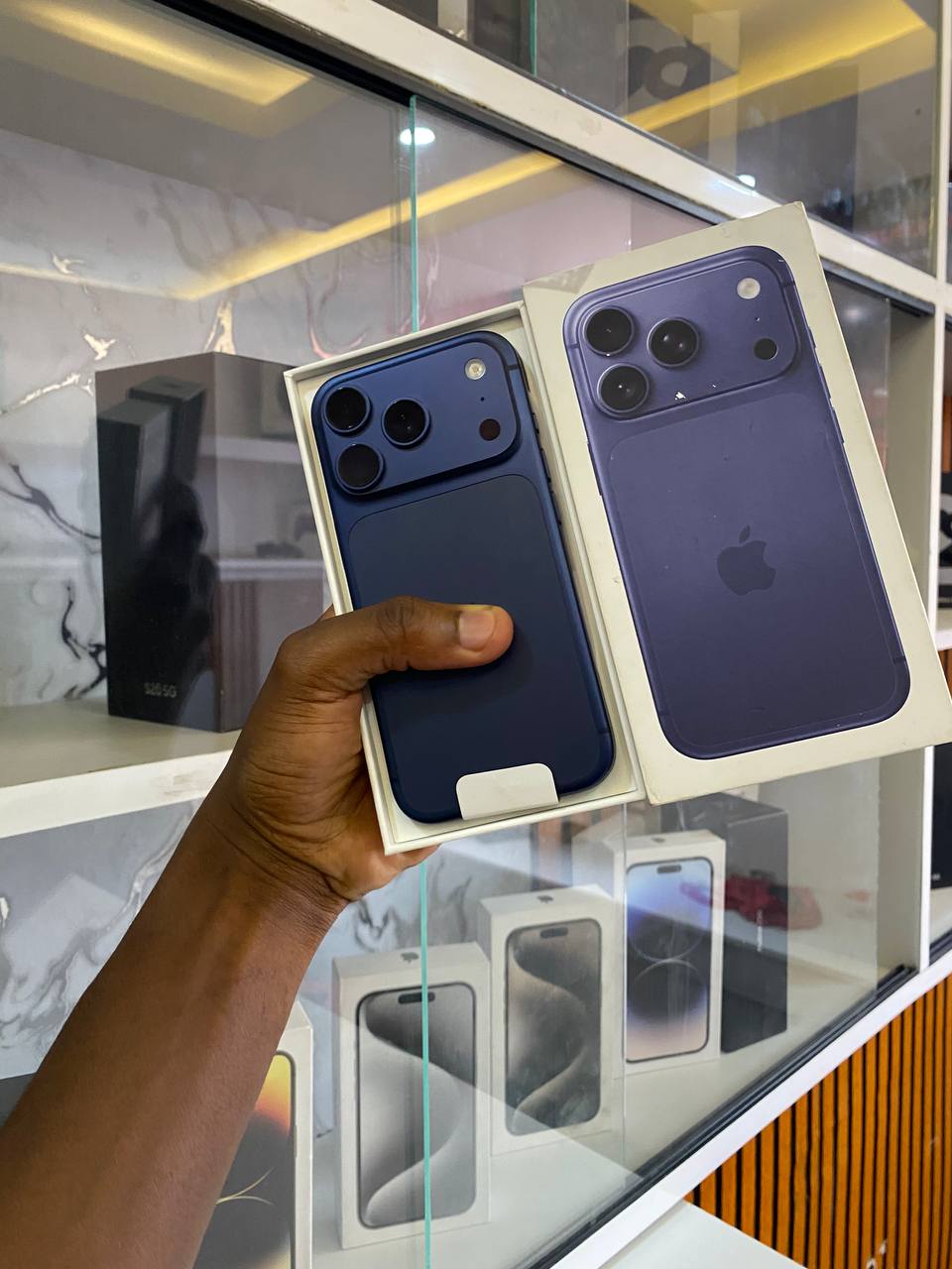 THE IPHONE 17 PRO FEATURES APPLE'S A19 PRO CHIP, A 6.3" DISPLAY, A REDESIGNED 48MP TRIPLE-LENS CAMERA WITH 8× OPTICAL ZOOM, AN 18MP FRONT CAMERA, UP TO 33 HOURS OF BATTERY LIFE.