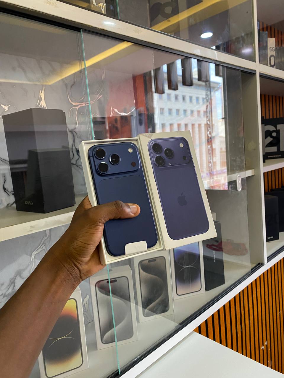 THE IPHONE 17 PRO FEATURES APPLE'S A19 PRO CHIP, A 6.3" DISPLAY, A REDESIGNED 48MP TRIPLE-LENS CAMERA WITH 8× OPTICAL ZOOM, AN 18MP FRONT CAMERA, UP TO 33 HOURS OF BATTERY LIFE.