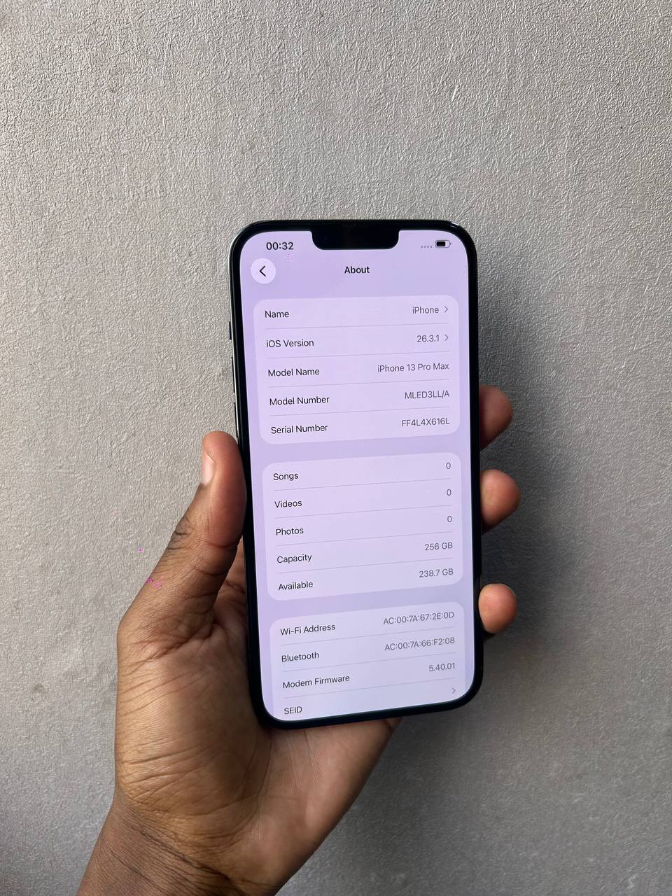 IPHONE 13 PRO MAX IN MINT CONDITION: LOOKS BRAND NEW, NO VISIBLE DAMAGE, FULLY TESTED, ALL PARTS UNCHANGED, 100% BATTERY HEALTH, SMOOTH PERFORMANCE, CLEAN AND RELIABLE.