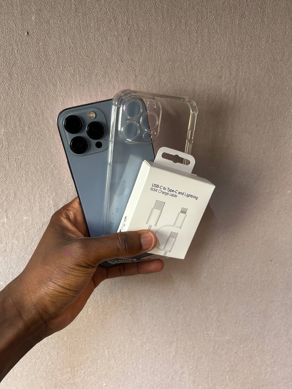 IPHONE 13 PRO MAX IN MINT CONDITION: LOOKS BRAND NEW, NO VISIBLE DAMAGE, FULLY TESTED, ALL PARTS UNCHANGED, 100% BATTERY HEALTH, SMOOTH PERFORMANCE, CLEAN AND RELIABLE.