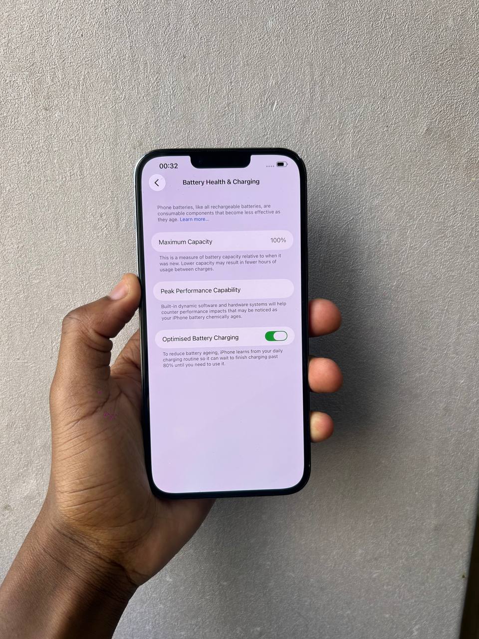 IPHONE 13 PRO MAX IN MINT CONDITION: LOOKS BRAND NEW, NO VISIBLE DAMAGE, FULLY TESTED, ALL PARTS UNCHANGED, 100% BATTERY HEALTH, SMOOTH PERFORMANCE, CLEAN AND RELIABLE.