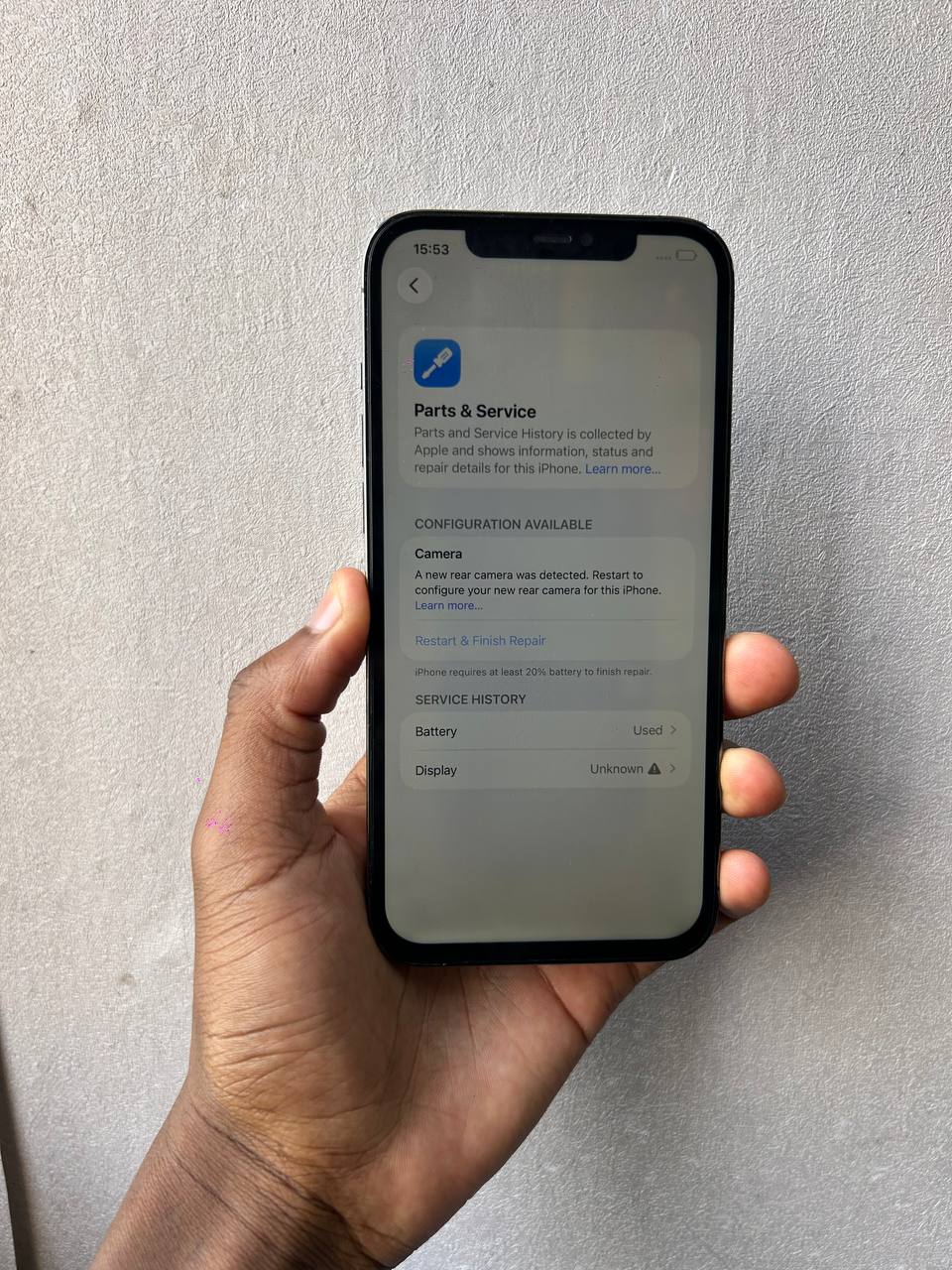 IPHONE 12 PRO MAX – 256GB, 91% BATTERY HEALTH, FULLY FUNCTIONAL, NOTE: ORIGINAL PARTS WERE PROFESSIONALLY REPLACED, DEVICE RUNS SMOOTHLY WITH EXCELLENT PERFORMANCE AND NO FUNCTIONAL ISSUES.