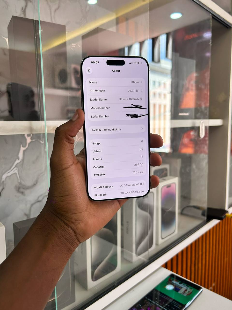 IPHONE 16 PRO MAX WITH ORIGINAL APPLE PARTS, FULLY FUNCTIONAL, CLEAN CONDITION, FACE ID WORKING, STRONG BATTERY, PREMIUM PERFORMANCE.