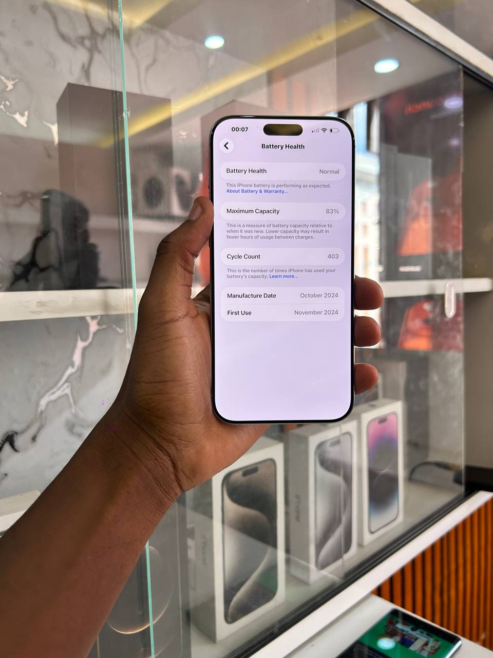 IPHONE 16 PRO MAX WITH ORIGINAL APPLE PARTS, FULLY FUNCTIONAL, CLEAN CONDITION, FACE ID WORKING, STRONG BATTERY, PREMIUM PERFORMANCE.
