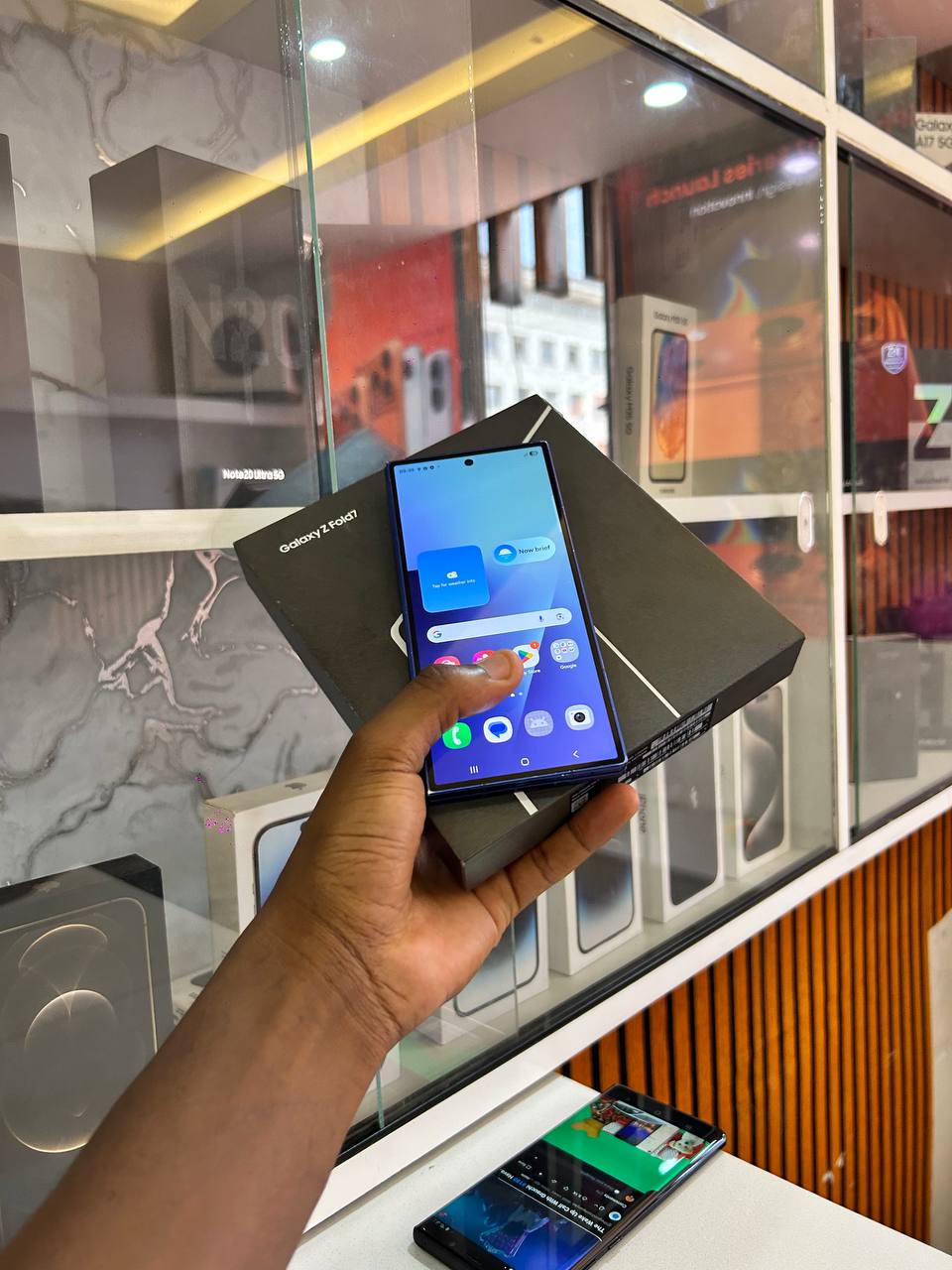 SAMSUNG GALAXY Z FOLD 7: A POWERFUL PHONE-TABLET HYBRID WITH A STUNNING 8-INCH DISPLAY, ULTRA-FAST PERFORMANCE, 200MP CAMERA, AND PREMIUM DESIGN BUILT FOR MULTITASKING, ENTERTAINMENT, AND NEXT-LEVEl.