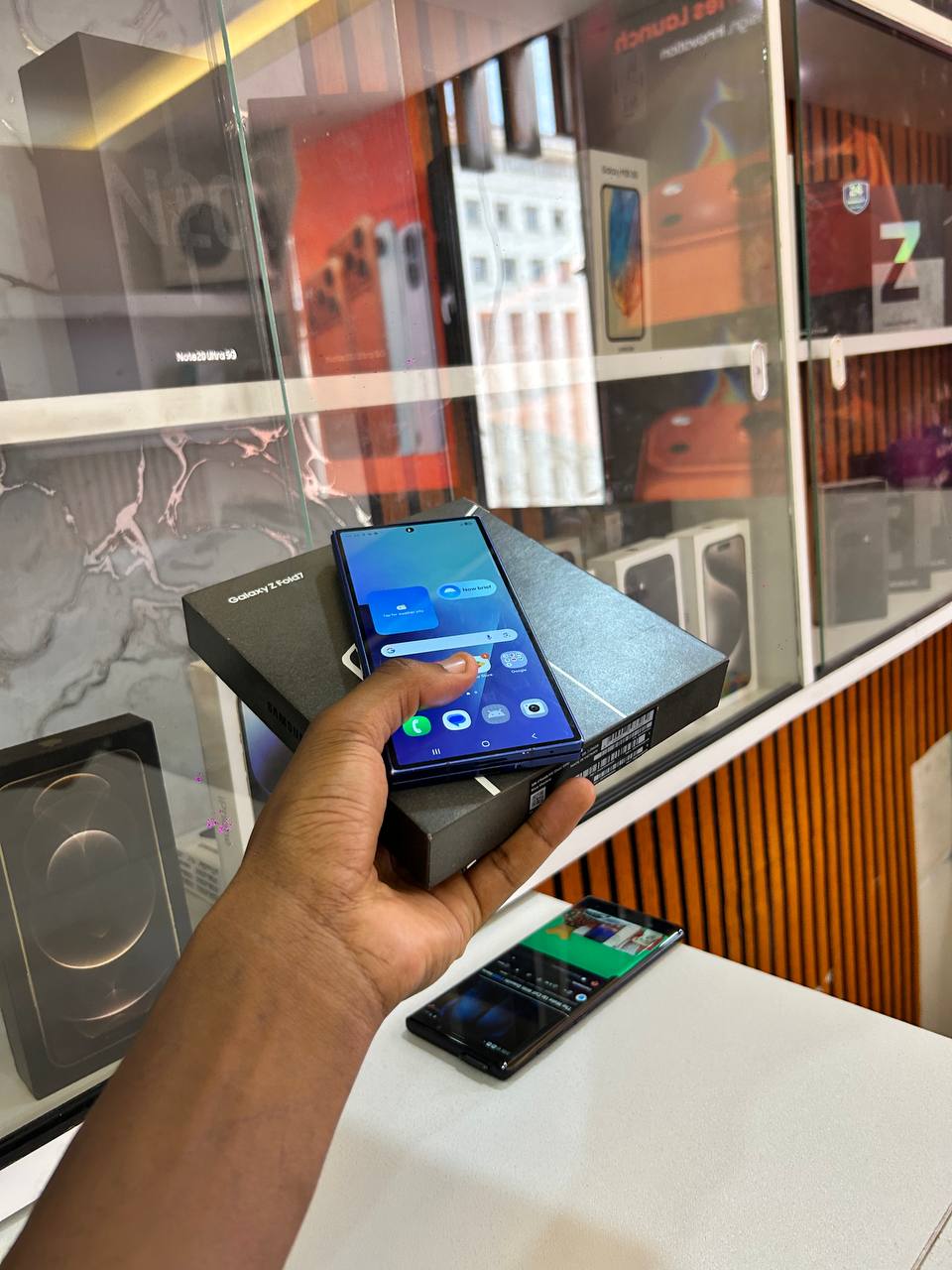 SAMSUNG GALAXY Z FOLD 7: A POWERFUL PHONE-TABLET HYBRID WITH A STUNNING 8-INCH DISPLAY, ULTRA-FAST PERFORMANCE, 200MP CAMERA, AND PREMIUM DESIGN BUILT FOR MULTITASKING, ENTERTAINMENT, AND NEXT-LEVEl.