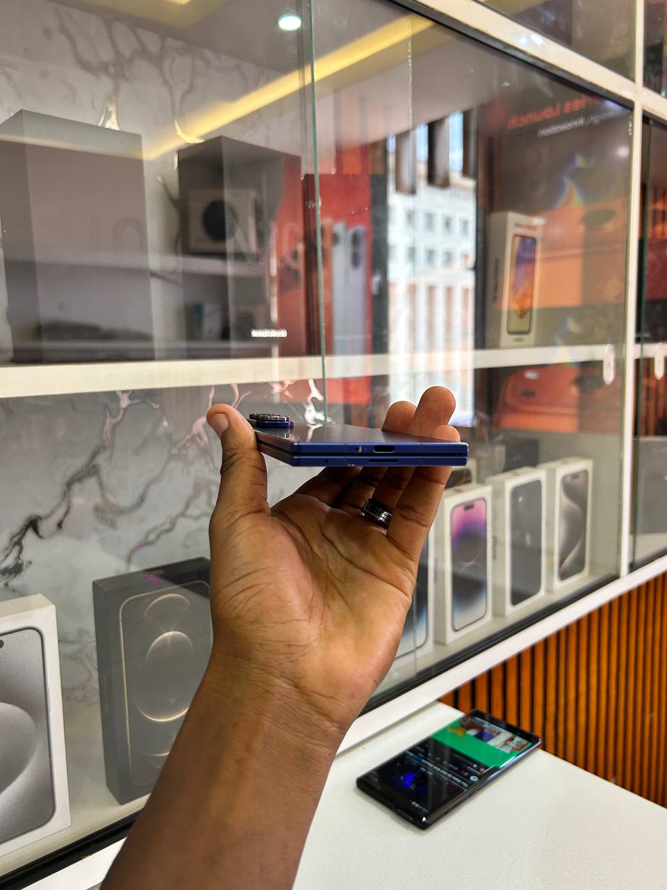 SAMSUNG GALAXY Z FOLD 7: A POWERFUL PHONE-TABLET HYBRID WITH A STUNNING 8-INCH DISPLAY, ULTRA-FAST PERFORMANCE, 200MP CAMERA, AND PREMIUM DESIGN BUILT FOR MULTITASKING, ENTERTAINMENT, AND NEXT-LEVEl.