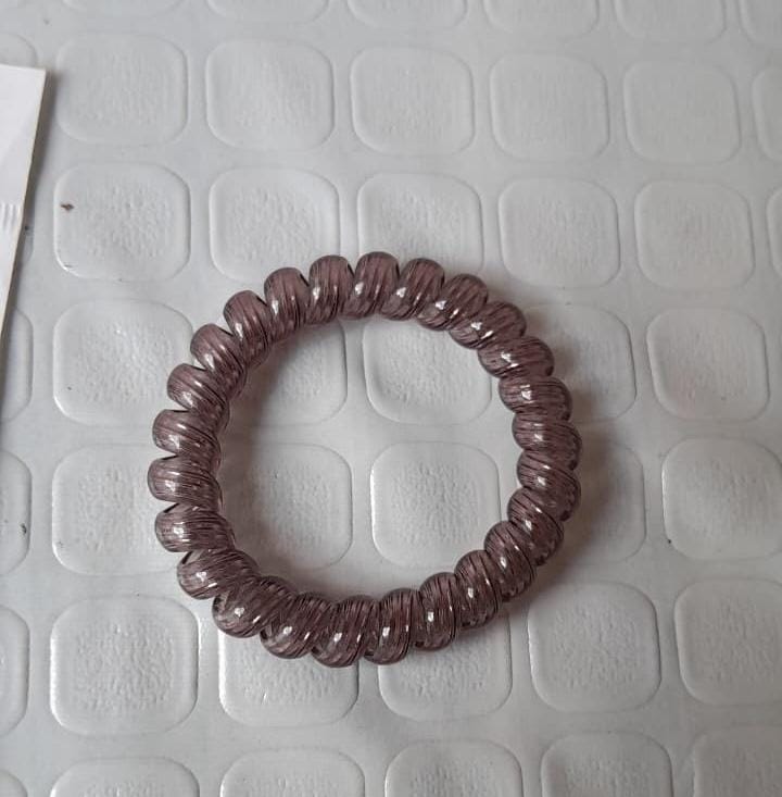 Spiral Coil Hair Tie – 3 Piece Bundle (No-Tangle Elastic Bands)