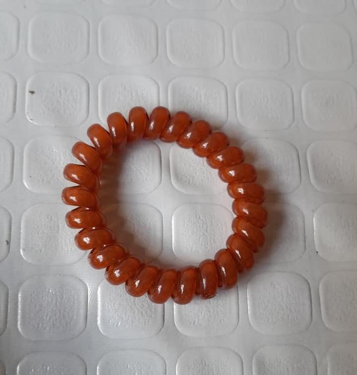 Spiral Coil Hair Tie – 3 Piece Bundle (No-Tangle Elastic Bands)