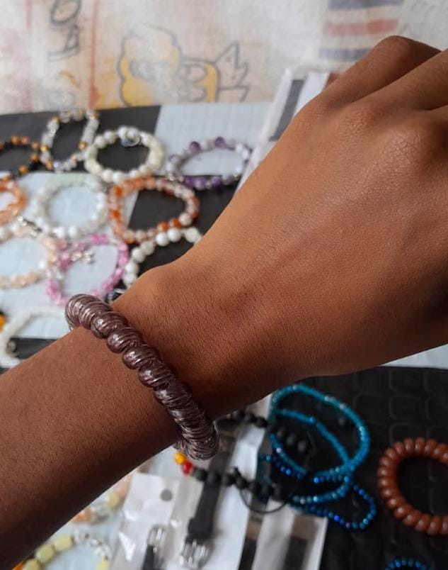 Spiral Coil Hair Tie – 3 Piece Bundle (No-Tangle Elastic Bands)