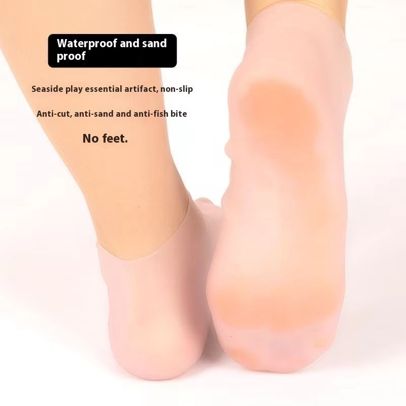 Silicone Socks for Dry Cracked Heels | Foot Care Moisturizing Socks | Reusable|Multipurpose Silicone Socks | Waterproof Sand-proof Foot Mask | Improve Dry Cracked Heels|Buy 2 Save More